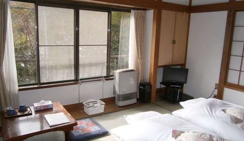 Habitación con 2 camas individuales, baño compartido (Japanese-style)