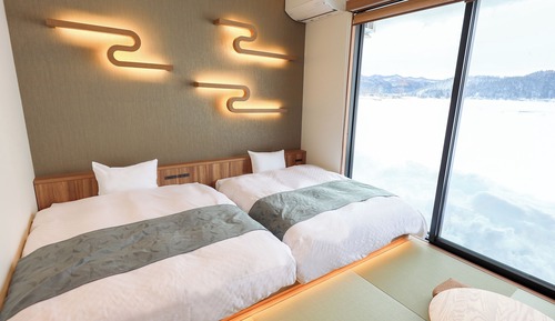 Habitación Deluxe con 2 camas individuales, 2 camas dobles, baño privado, en edificio anexo