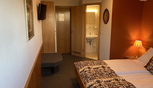 Habitación estándar doble, baño privado