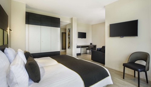 Habitación familiar, 1 cama de matrimonio con sofá cama, no fumadores