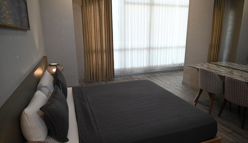 Apartamento Premium, 1 cama de matrimonio grande, bañera de hidromasaje, vistas a la ciudad