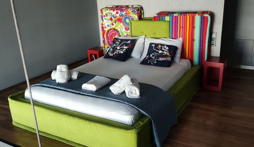Loft de diseño, acceso a la piscina (Blue)