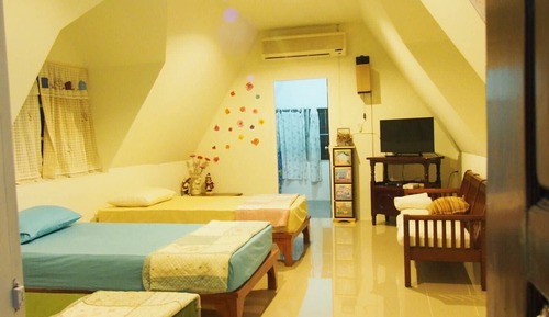 Habitación triple familiar, 1 habitación, vistas al valle, en la zona del jardín