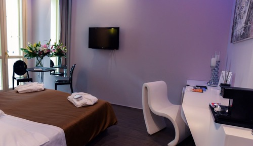 Habitación Deluxe doble, balcón, vistas a la ciudad