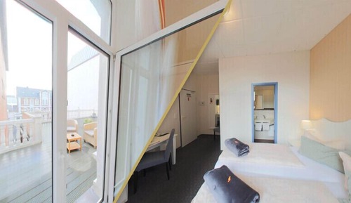 Habitación doble, balcón