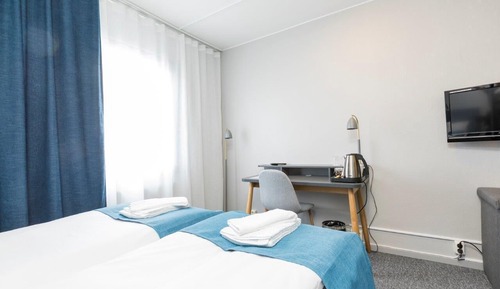 Habitación con 1 cama doble o 2 individuales
