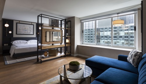Suite estudio, 1 cama de matrimonio grande (High Floor, Lounge)