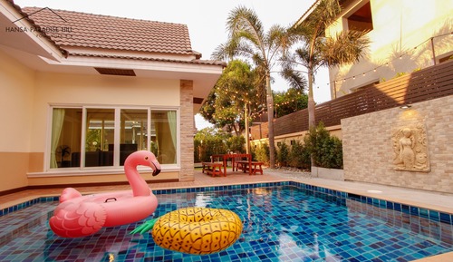Villa Deluxe, 3 habitaciones, vistas a la piscina, planta baja