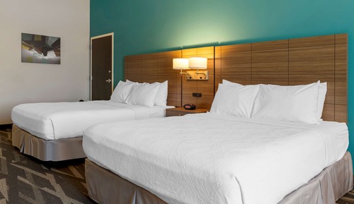 Habitación estándar, 2 camas de matrimonio, accesible para personas con discapacidad, no fumadores