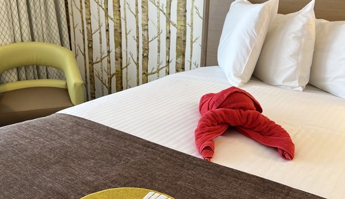 Habitación estándar, 2 camas de matrimonio, accesible para personas con discapacidad
