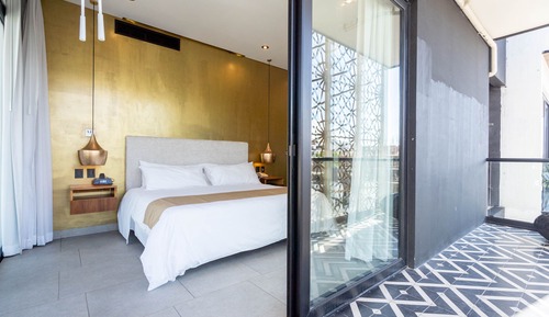 Habitación Premium, 2 camas de matrimonio, balcón