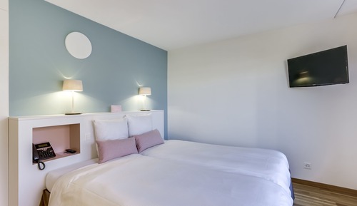 Habitación con 1 cama doble o 2 individuales