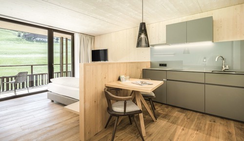 Estudio, 1 cama de matrimonio, no fumadores, vistas al jardín