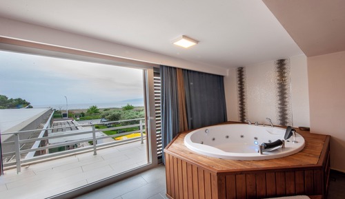 Habitación ejecutiva doble, 1 cama doble, terraza, vistas al lago