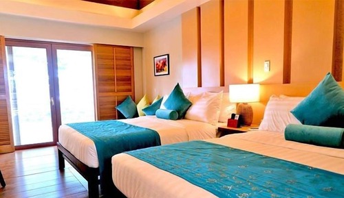 Villa Deluxe, 2 camas de matrimonio, no fumadores, vistas a la playa (Balay Reyna)