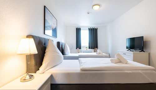 Habitación con 2 camas individuales, 2 camas individuales