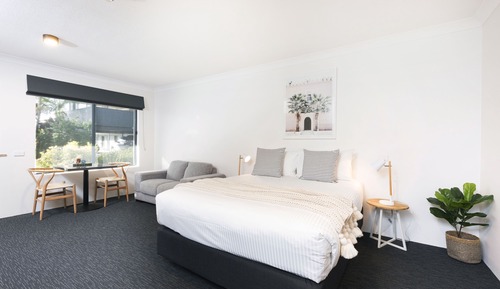 Estudio Deluxe, 1 cama de matrimonio, bañera de hidromasaje