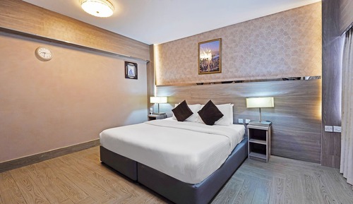 Habitación Deluxe doble, 1 cama de matrimonio grande, vistas a la ciudad
