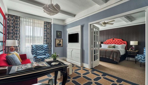 Suite, 1 cama de matrimonio grande, bañera (Mobility & Hearing)