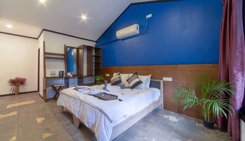 Habitación Deluxe doble, no fumadores, en la zona del jardín