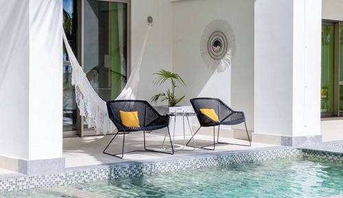 Junior Suite Swim Up 2 Queen Beds