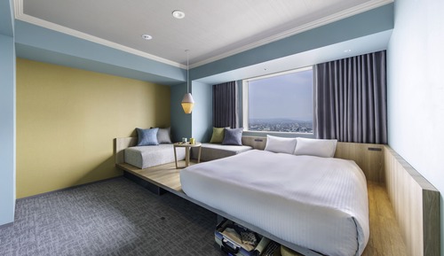 Habitación doble, 1 cama de matrimonio, no fumadores, vistas a la ciudad