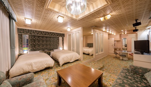 Habitación cuádruple estándar, fumadores (with Sauna)
