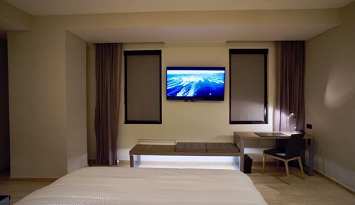 Suite junior, 1 cama de matrimonio grande, fumadores, vistas a la ciudad