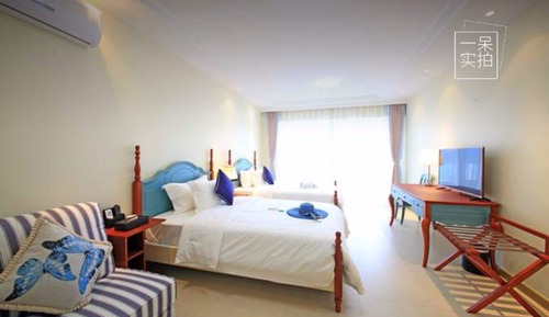 Habitación Premier con 2 camas individuales, vistas al mar