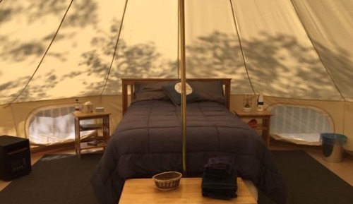 Tienda clásica, 1 cama de matrimonio, vistas a la montaña