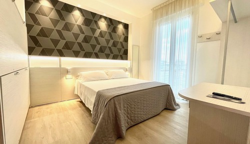 Habitación de diseño con 1 cama doble o 2 individuales