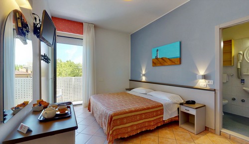 Habitación triple familiar, 2 habitaciones, balcón