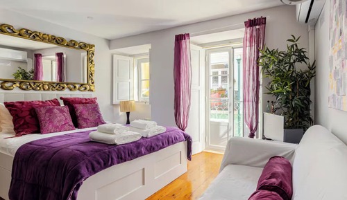 Apartamento superior, 1 cama de matrimonio, balcón, vistas a la ciudad (LS3)