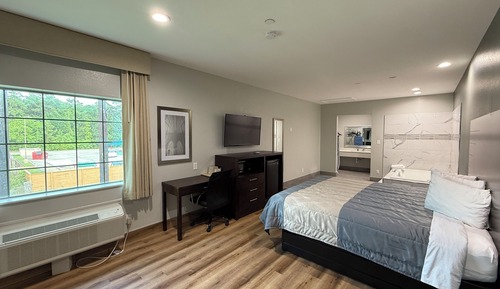 Habitación estándar, 1 cama de matrimonio grande, no fumadores, bañera de hidromasaje