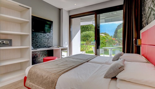 Habitación estándar con 2 camas individuales, vistas al jardín, planta baja