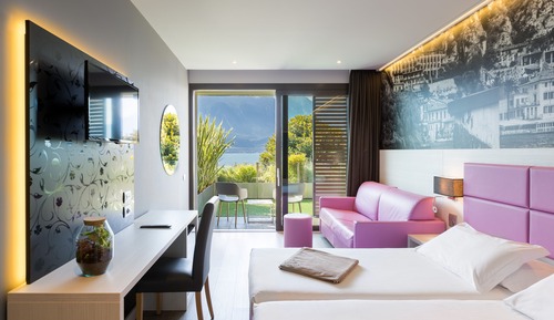 Suite estudio, bañera de hidromasaje, vistas al lago (XL Terrace)