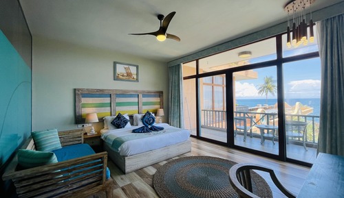 Habitación Deluxe doble, 1 habitación, vistas al mar, frente al mar