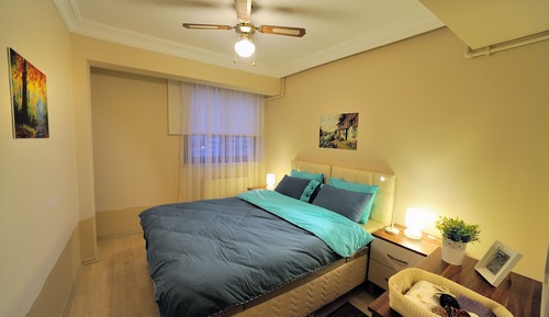 Apartamento familiar, 1 cama de matrimonio grande con sofá cama, cocina, vistas a la ciudad