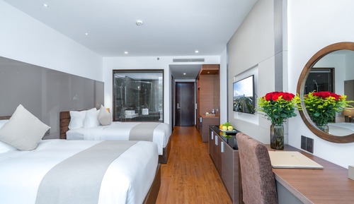 Habitación Deluxe con 2 camas individuales, vistas a la bahía