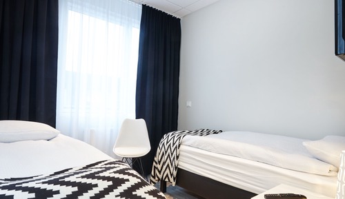Habitación con 2 camas individuales