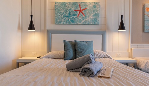 Habitación triple Deluxe, vistas al mar