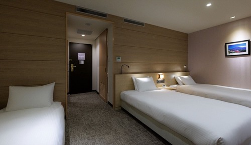 Habitación Deluxe con 2 camas individuales, no fumadores (South Wing, for 3 adults)