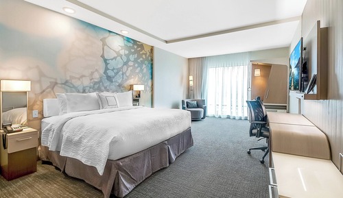 Habitación, 1 cama de matrimonio grande con sofá cama