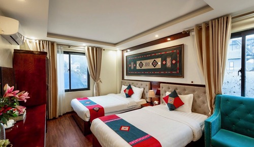 Habitación Deluxe con 1 cama doble o 2 individuales, vistas a la montaña