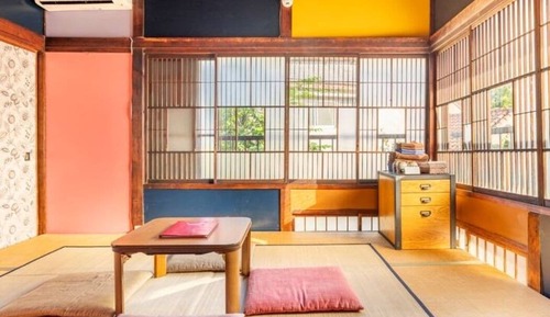 Habitación cuádruple tradicional, baño compartido (Superior, Japanese Style, Rainbow)