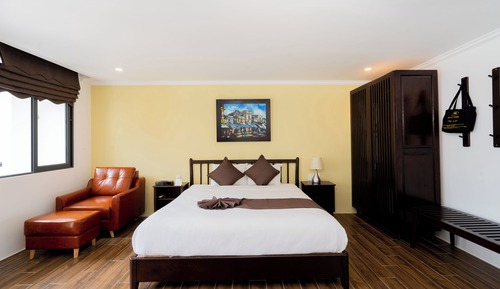 Habitación Deluxe doble, vistas al jardín, planta baja