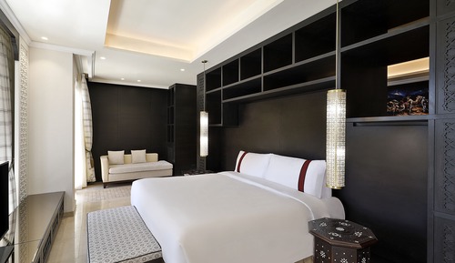 Habitación, 1 cama de matrimonio grande, no fumadores, vistas parciales al mar
