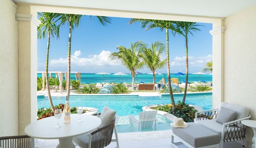 Suite, varias camas, frente a la playa (Pool)