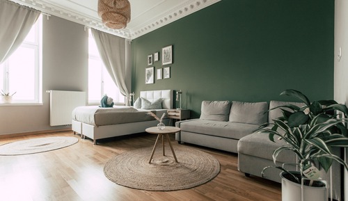 *Big Boho* 3-Room Apartment with Kitchen and Balcony