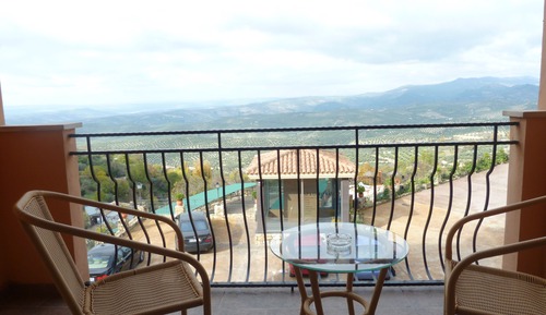 Habitación doble superior de uso individual, terraza, vistas al valle